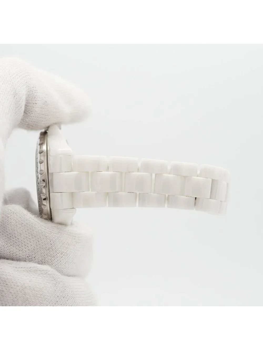 Chanel Diamond Bezel White Dial Watch